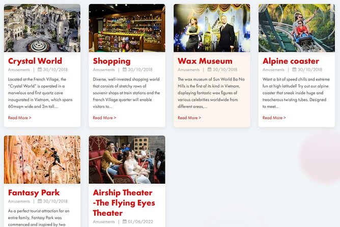Hoi An/Da Nang Ba Na Hills - Golden Bridge small group - The cable car ride to Ba Na Hills
