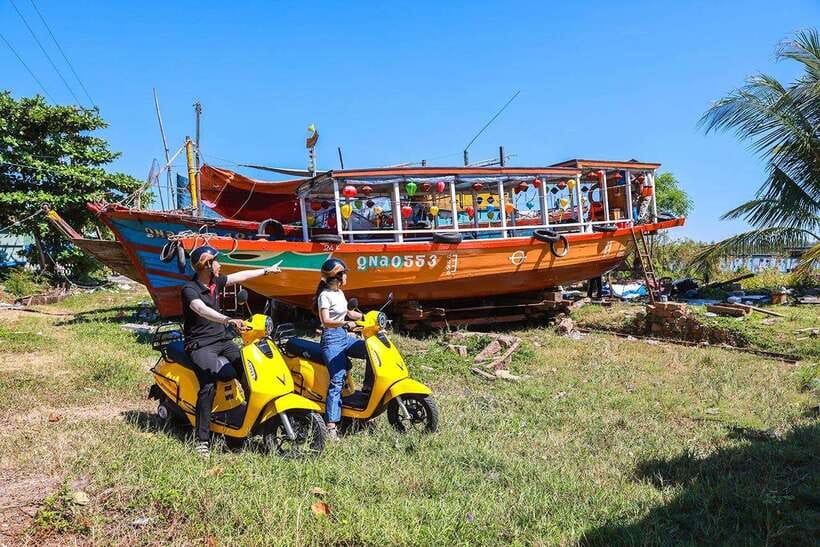 Hoi An: Half-day Electric Scooter Countryside Adventure - A final ride to An Bang Beach