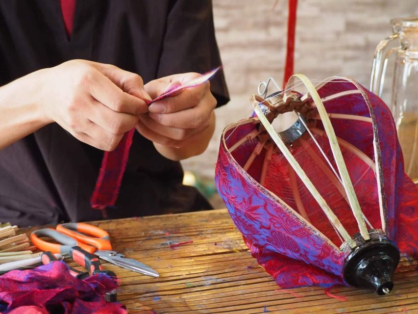 Hoi An: Local Foldable Lantern-Making Class with Locals - Choosing the shape, cloth, and tassel