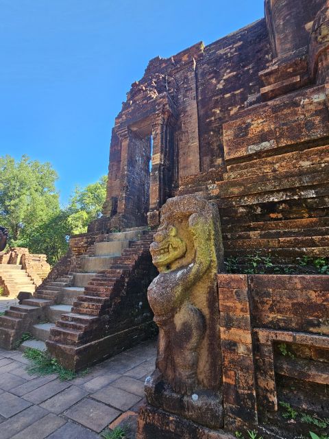 Hoi An: My Son Sanctuary & Sunset River Cruise BBQ or Banhmi - From temple ruins to the Thu Bon River