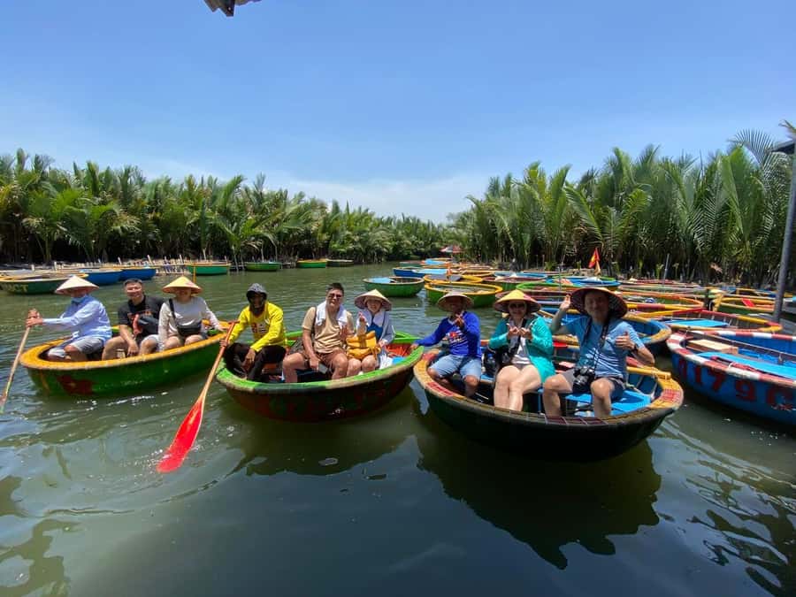 Hoi An: My Son Sanctuary with Basket Boat and Lunch Options - The 45-minute Bay Mau basket boat ride