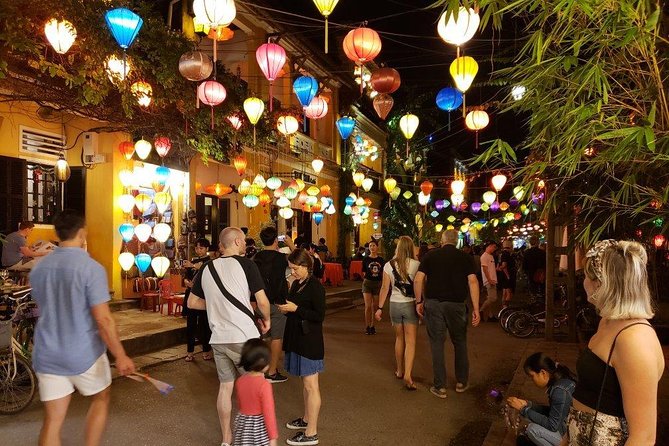 Hoi An Night Market with Hoi an walking Tour , Colourful Lanterns, Boat Ride - A sampan ride on the Hoai River