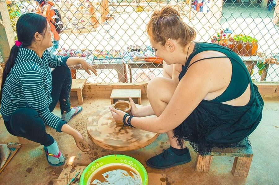 Hoi An: Thanh Ha Village Tour with Pottery Making and Gift - Walking the old lanes of Thanh Ha
