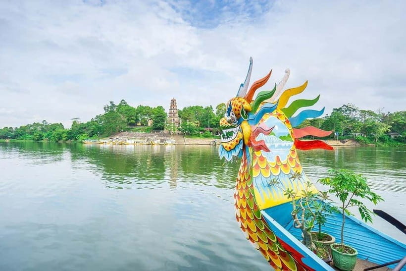 Hue: Dragon Boat, Perfume River, Pagoda & Royal Tomb Tour - Khai Dinh’s lavish mix of East and West