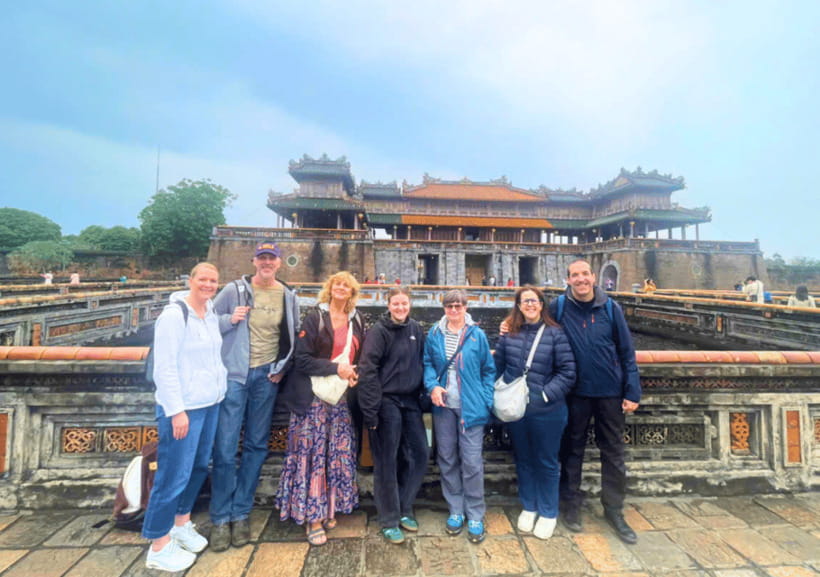 Hue Imperial Citadel, Tombs, Perfume River Boat Tour & Van - Thien Mu Pagoda and its seven-story tower