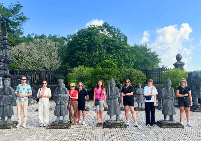 Hue Imperial Citadel, Tombs, Perfume River Boat Tour & Van - Khai Dinh Tomb, ornate and unusual