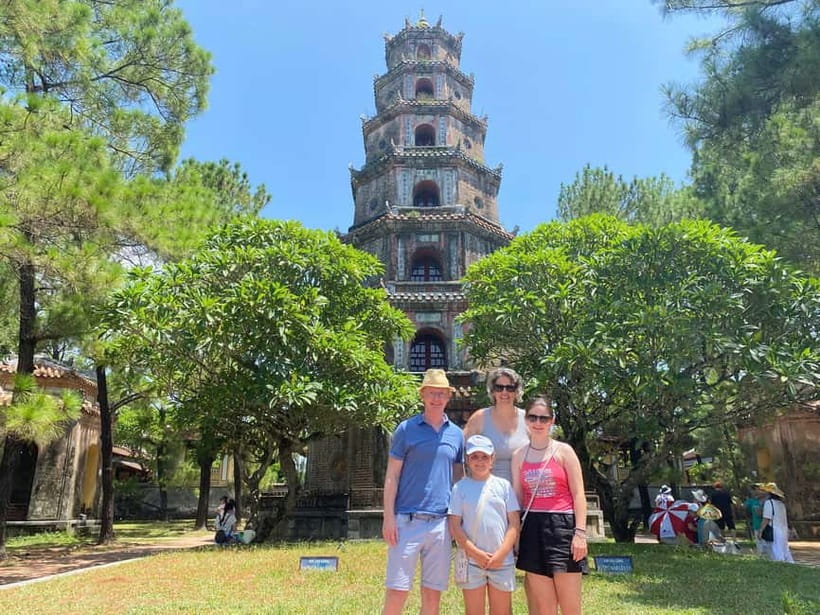 Hue Private Tour with Local Guide – Customize Your Itinerary - Thien Mu Pagoda beside the Perfume River