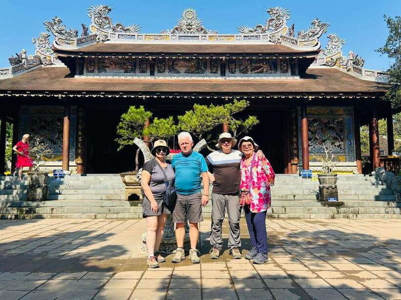 Hue: Royal Tombs & Pagoda Private Tour By Dragon Boat & Car - Starting on the Perfume River by dragon boat