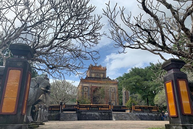 Hue’s Top Attractions by Car with Informative ES Driver - Thien Mu Pagoda beside the Perfume River