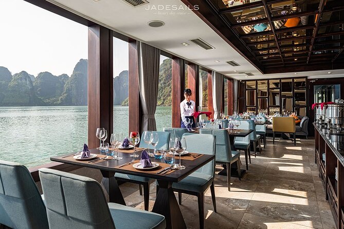 Jade Sails – Halong & Lan Ha Bay The Most Luxurious Day Tour - Spring rolls, music, and the sunset party