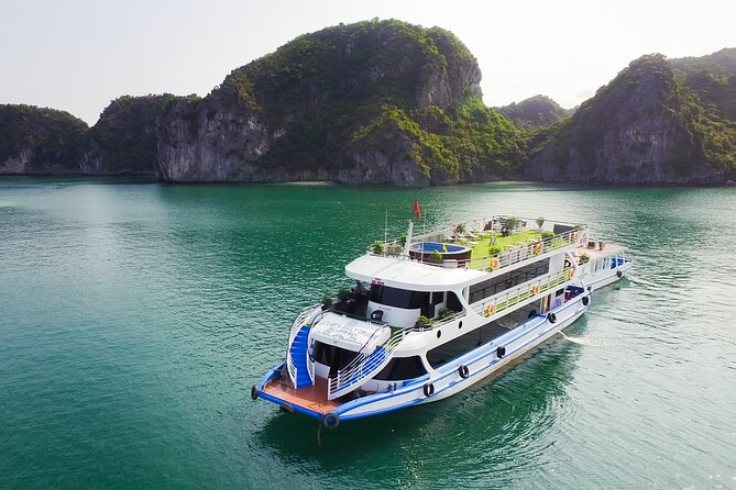 La Casta Cruise - Luxury Day Tour in Halong Bay (Expressway- Limousine) - Titop Island: a short climb with a big payoff