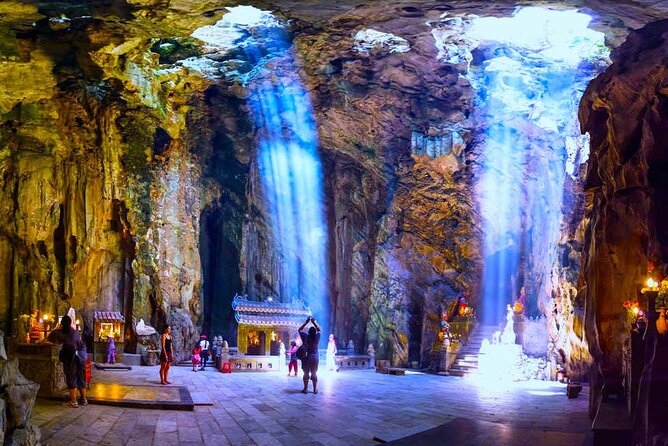 Lady Buddha, Marble Mountains, Coconut Jungle & Hoian City Tour - Marble Mountains, caves, and 282 steps