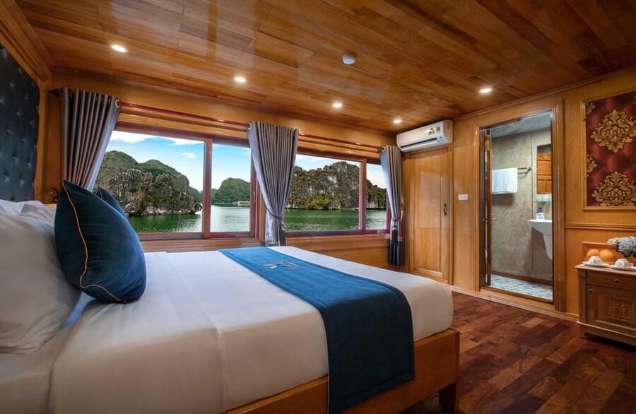 Lan Ha Bay: 2-Day Cruise with Meals, Activities and Pickup - The early morning view from your cabin