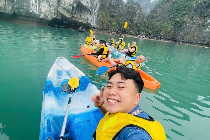 Lan Ha - Ha Long Bay 5Star cruise-Private balcony cabin 2day trip - Day one begins at Tuan Chau Island