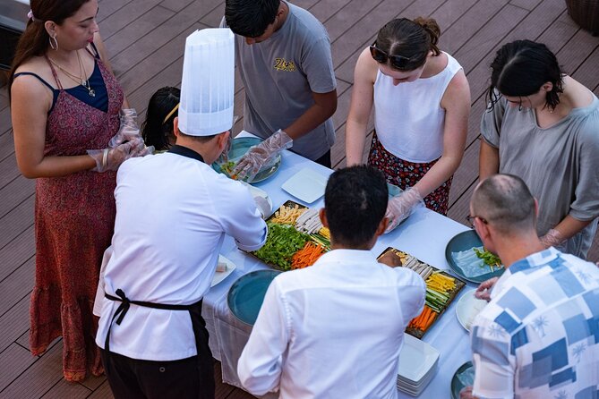 Lan Ha - Ha Long Bay 5Star cruise-Private balcony cabin 2day trip - Sunset, spring rolls, and an evening on board