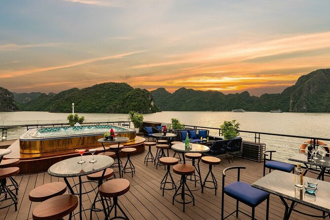 Lan Ha - Ha Long Bay 5Star cruise-Private balcony cabin 2day trip - Tai chi at 6:30 and an early view of dawn