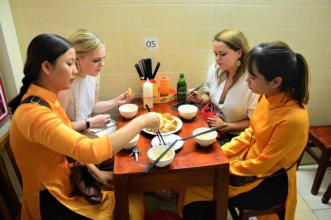 Led By Women - Hanoi Foodie Motorbike Tours - Walking beside the old railway