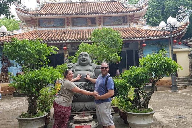 MARBLE MOUNTAIN-AM PHU Cave & HOI AN -Colourful Lantern Boat Ride - Am Phu Cave and Buddhist ideas about karma