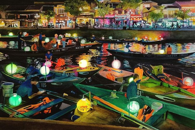MARBLE MOUNTAIN-AM PHU Cave & HOI AN -Colourful Lantern Boat Ride - Huyen Khong Cave and the wartime past