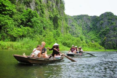 Ninh Binh Tour Hoa Lu Tam Coc Full Day: Biking,Boating,Tickets,Lunch, Limousine
