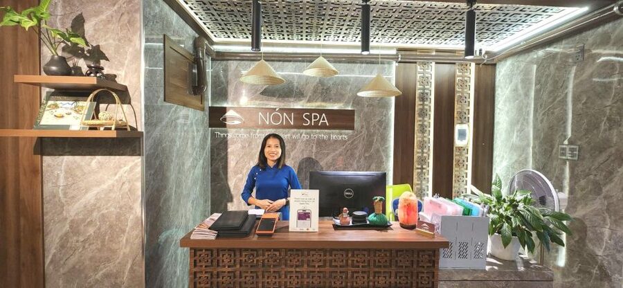 Nón Spa - Massage, Nail, Hair Washing, Facial and Skin care - Massage choices: oil, herbs, and hot stones