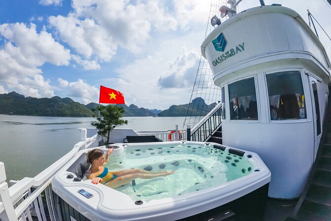 Oasis Bay Party Cruise 3 Days 2 Nights - Ha Long Bay Tour - Day three: Cat Ba Town before returning to Hanoi