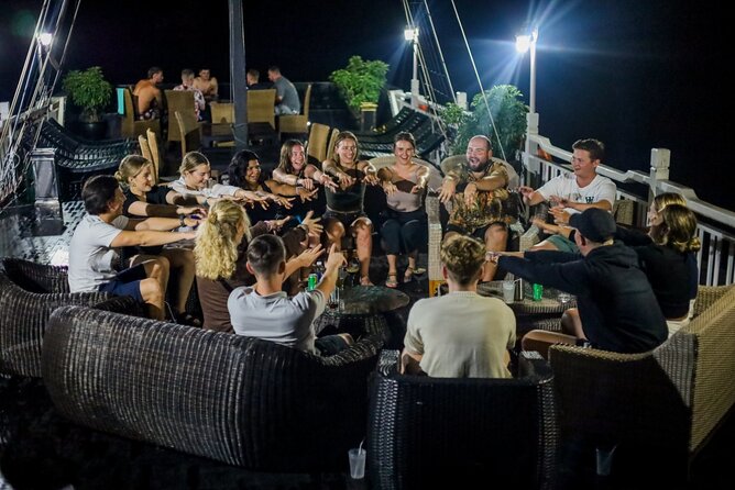 Oasis Bay Party Cruise 3 Days 2 Nights - Ha Long Bay Tour - Food, cabins, dorms, and onboard extras
