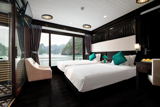 Overnight Luxury 5 Star Alisa Cruise with Meals, Kayak or Bamboo Boat - Sunset drinks, cooking, and dinner on board