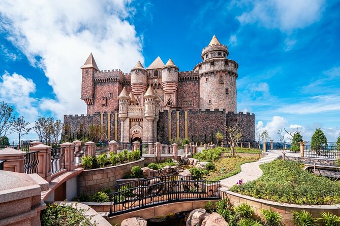 Private guided Sunworld Ba Na Hills & Golden Hands Bridge - Fantasy Park, Lunar Castle, and family-friendly diversions