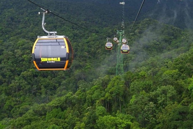 Private guided Sunworld Ba Na Hills & Golden Hands Bridge - The cable car ride up Ba Na Hills