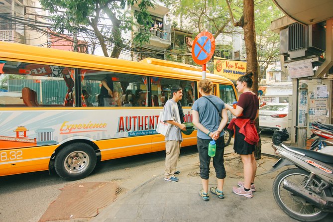 Retro Hop-on-hop-off Bonbon City Tour: Classic Package - A useful first look at Hanoi from a yellow retro bus