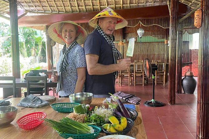 RICE PAPER Noodle Making Experience & Hoi An Cooking Class Class - Making noodles in Kim Bong Carpentry Village