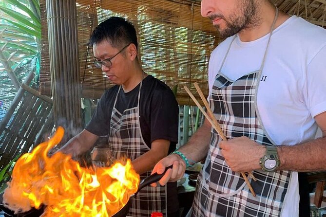 RICE PAPER Noodle Making Experience & Hoi An Cooking Class Class - Lantern making and cockles may be part of the program