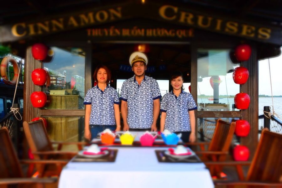 Romantic Sunset Dinner Cruise in Hoi An - Seafood dinner with a private table