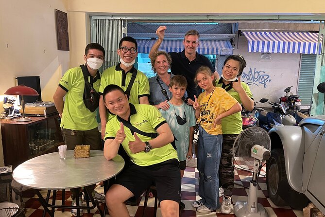 Saigon By Night and Street Food By Motorbike | Opt: Ao Dai Riders - The first food stop sets the pace