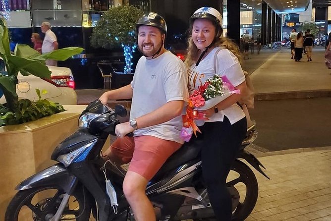 Saigon Evening Food Tour by Scooter - The flower market adds color without another meal