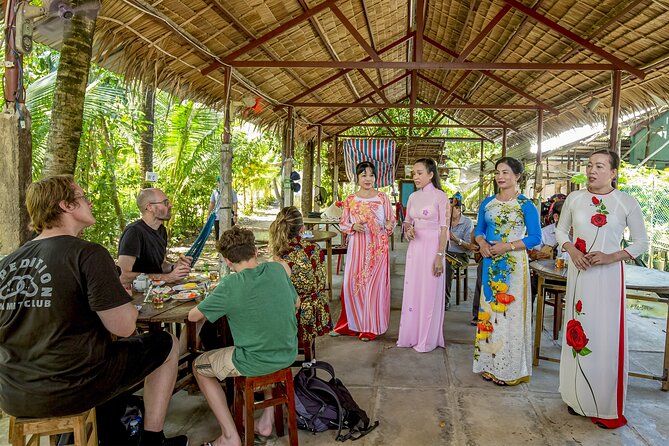 Small-Group Mekong Delta Day Trip: Boat Ride, Cottages & Pagoda - Gardens, cottages, and the village bicycle choice