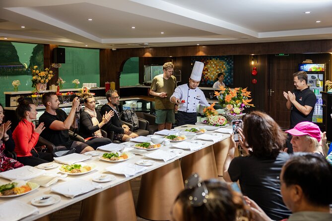 The Halong Catamaran Premium Day Cruise From Ha Long Bay - Lunch and the catamaran’s open-air design