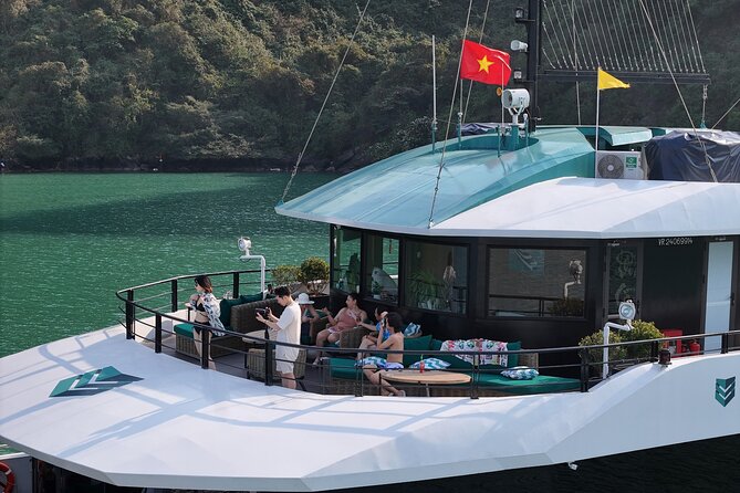 The Halong Catamaran Premium Day Cruise From Ha Long Bay - Arriving at Tuan Chau Island by 11:00