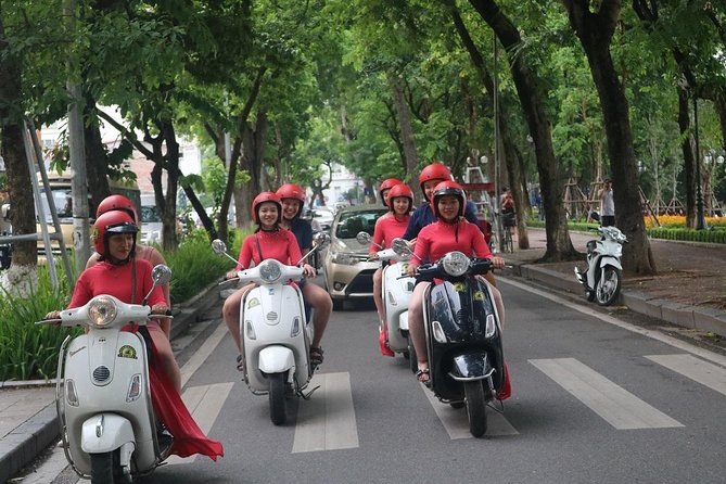 Vespa City Tour &Train Street Female With Ao Dai Riders 4,5 Hours - The Opera House and Hanoi’s French-era streets